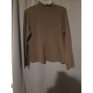 Allison‎ Daley Autumn Turtleneck, Women's Petite Small, Fall Leaf Embroidery